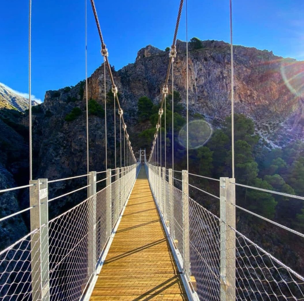 El Saltillo Suspension Bridge (Río Almanchares)
