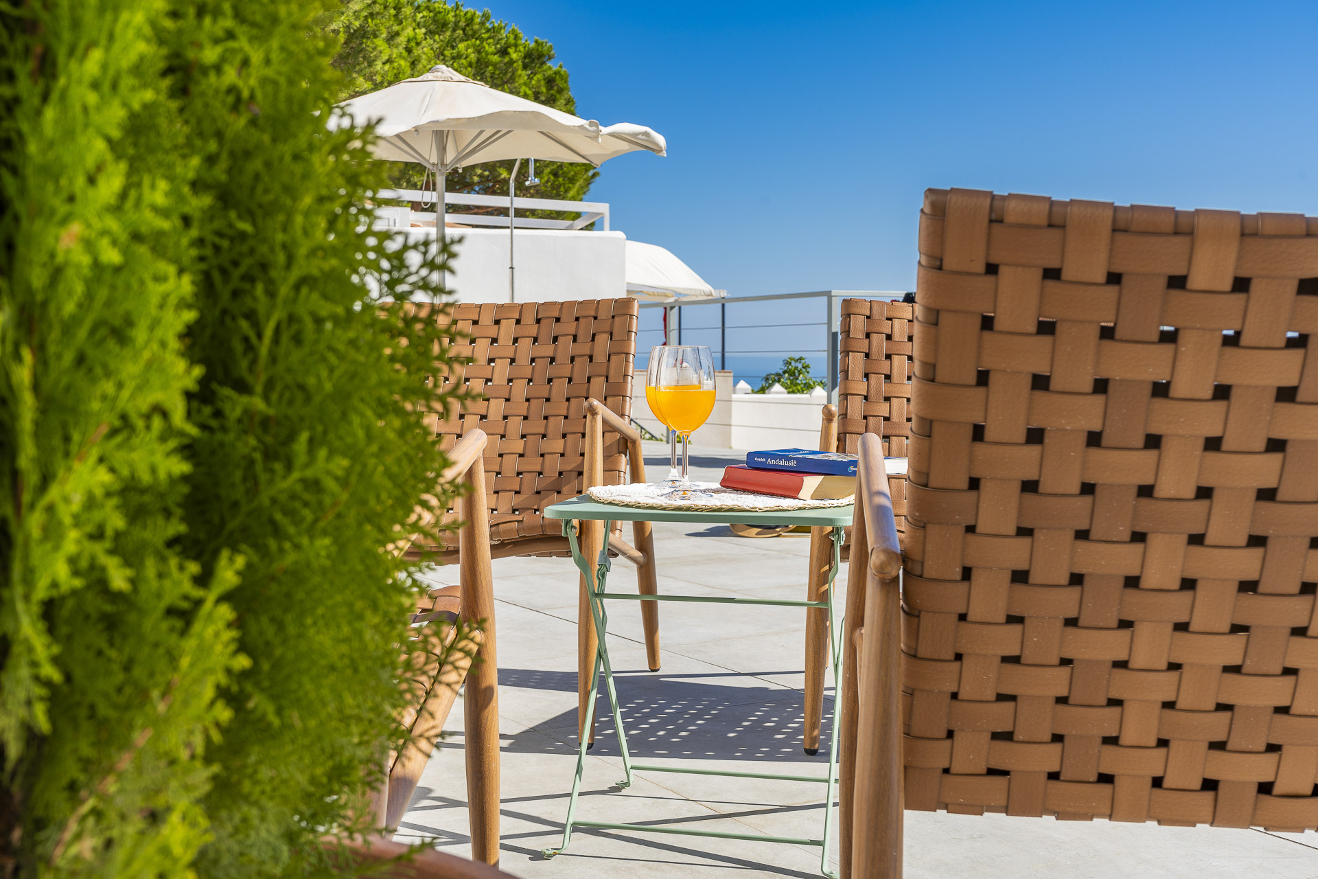 Terrace seating area